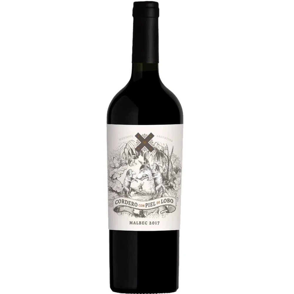 CORDERO CON PIEL DE LOBO MALBEC DE 750ML